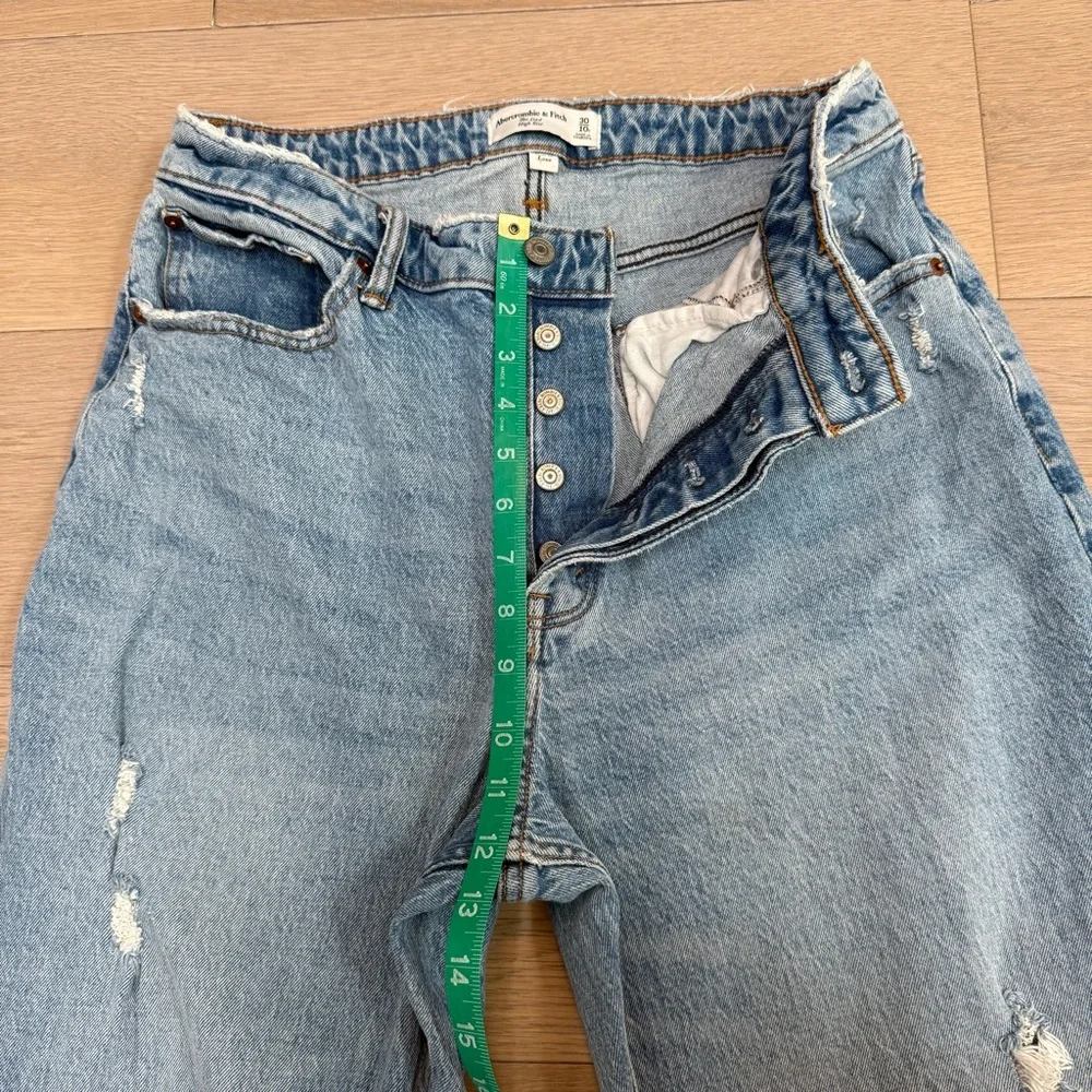 Abercrombie & Fitch The Dad High Rise Curve Love - Picture 7 of 8